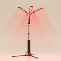 180-LED 3-in-1 Light Therapy Tripod with red light glowing